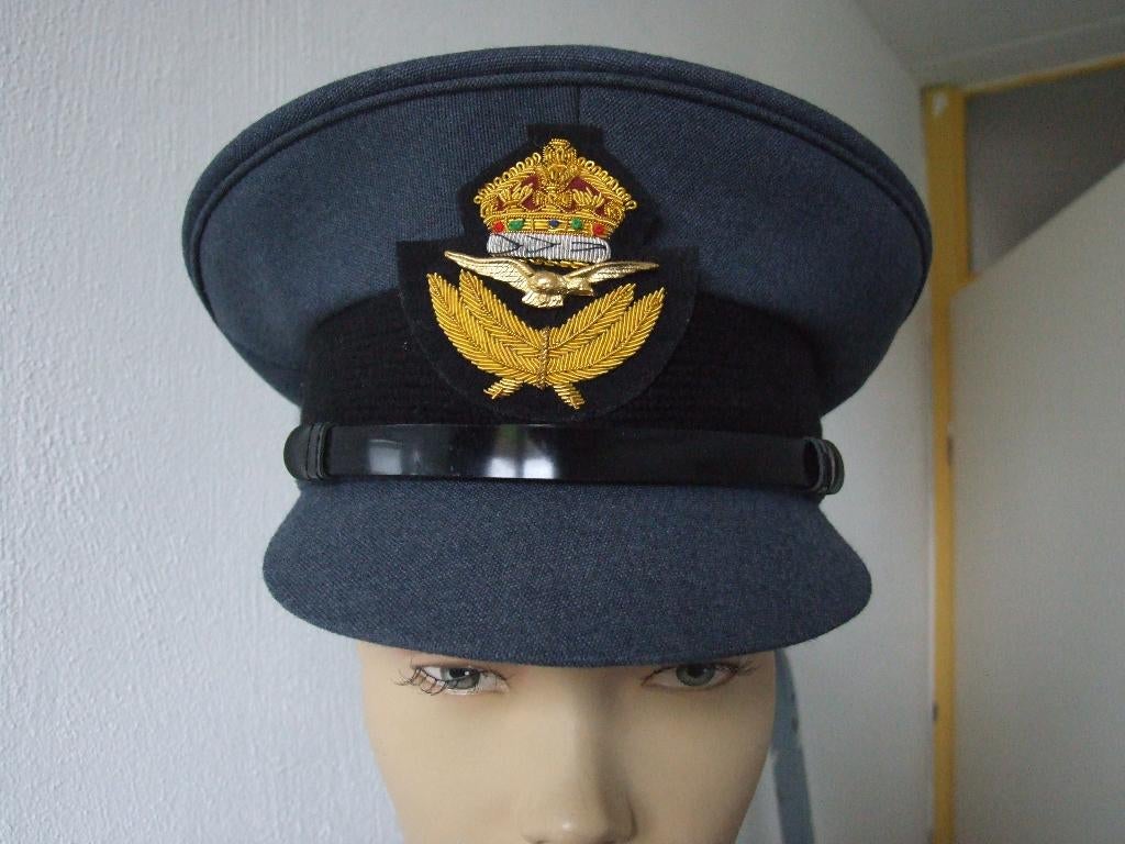 Pet,Kepi,GB,RAF,WWII,Officier, Verzenden, Luchtmacht, Engeland, Helm of Baret