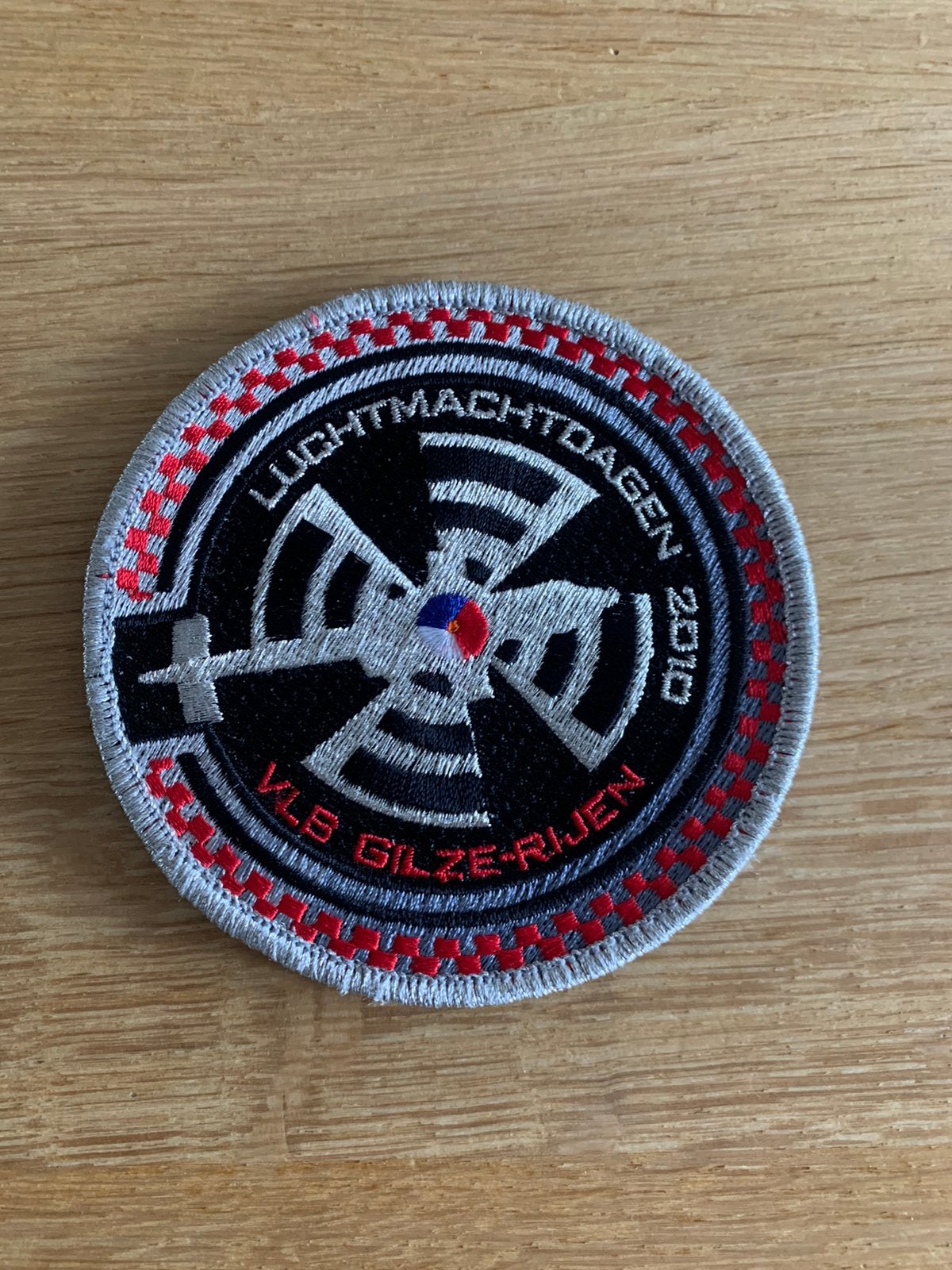 Apache patch luchtmacht dagen Gilze AB KLU, Verzenden, Luchtmacht, Nederland, Embleem of Badge