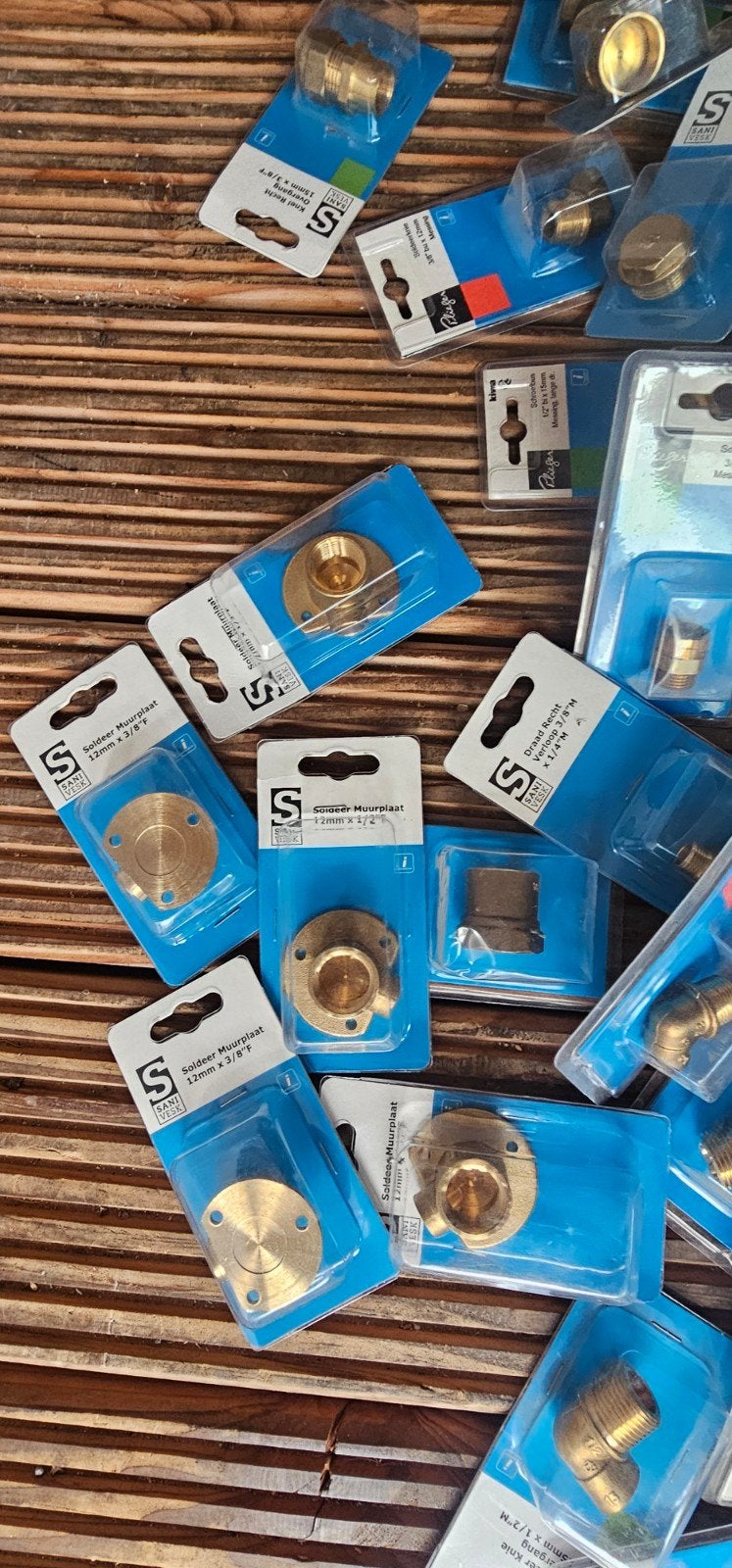 Messing soldeer koppelingen, Ophalen of Verzenden, Nieuw, Koper, Overige typen