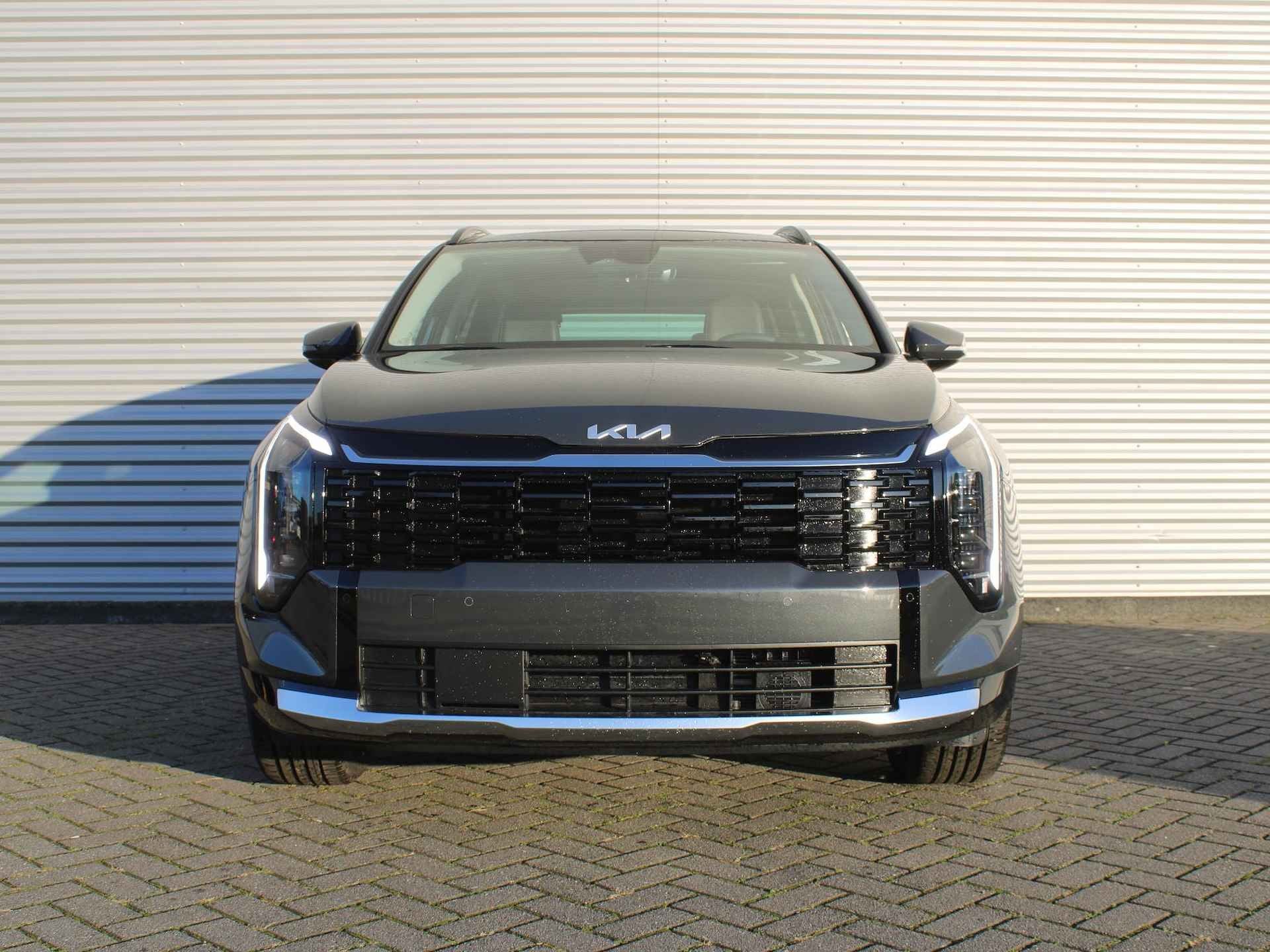 Kia Sportage 1.6 T-GDi Hybrid DynamicPlusLine (bj 2026), 12 maanden, Zwart, 4 cilinders, Leder en Stof