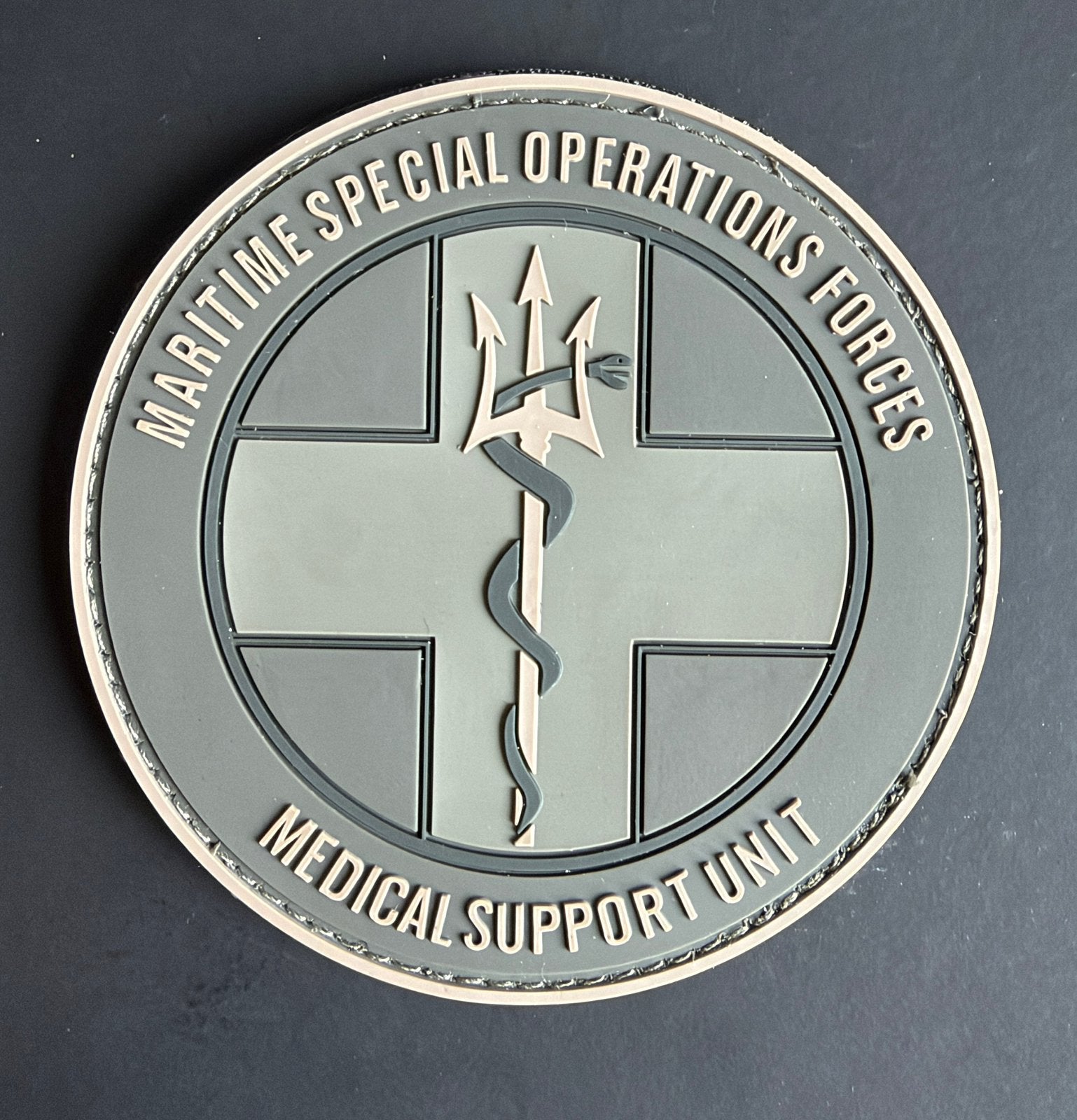 Marsof Medical Support Unit PVC patch, Ophalen of Verzenden, Marine, Nederland, Embleem of Badge