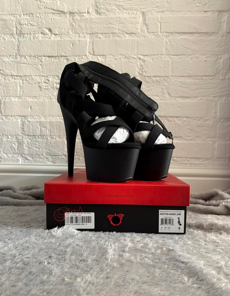 Pleaser, Adore 700-48 Maat 39, Zwart, Nieuw, Ophalen of Verzenden, Schoenen met hoge hakken