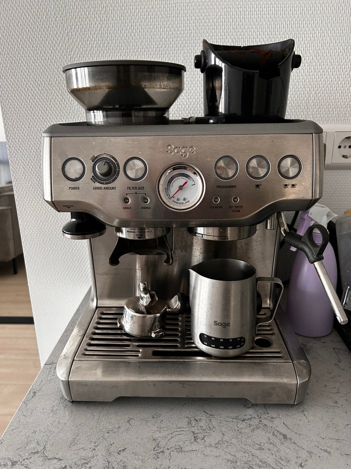 Sage koffie apparaat, Ophalen, Gebruikt, Koffiemachine, Koffiebonen