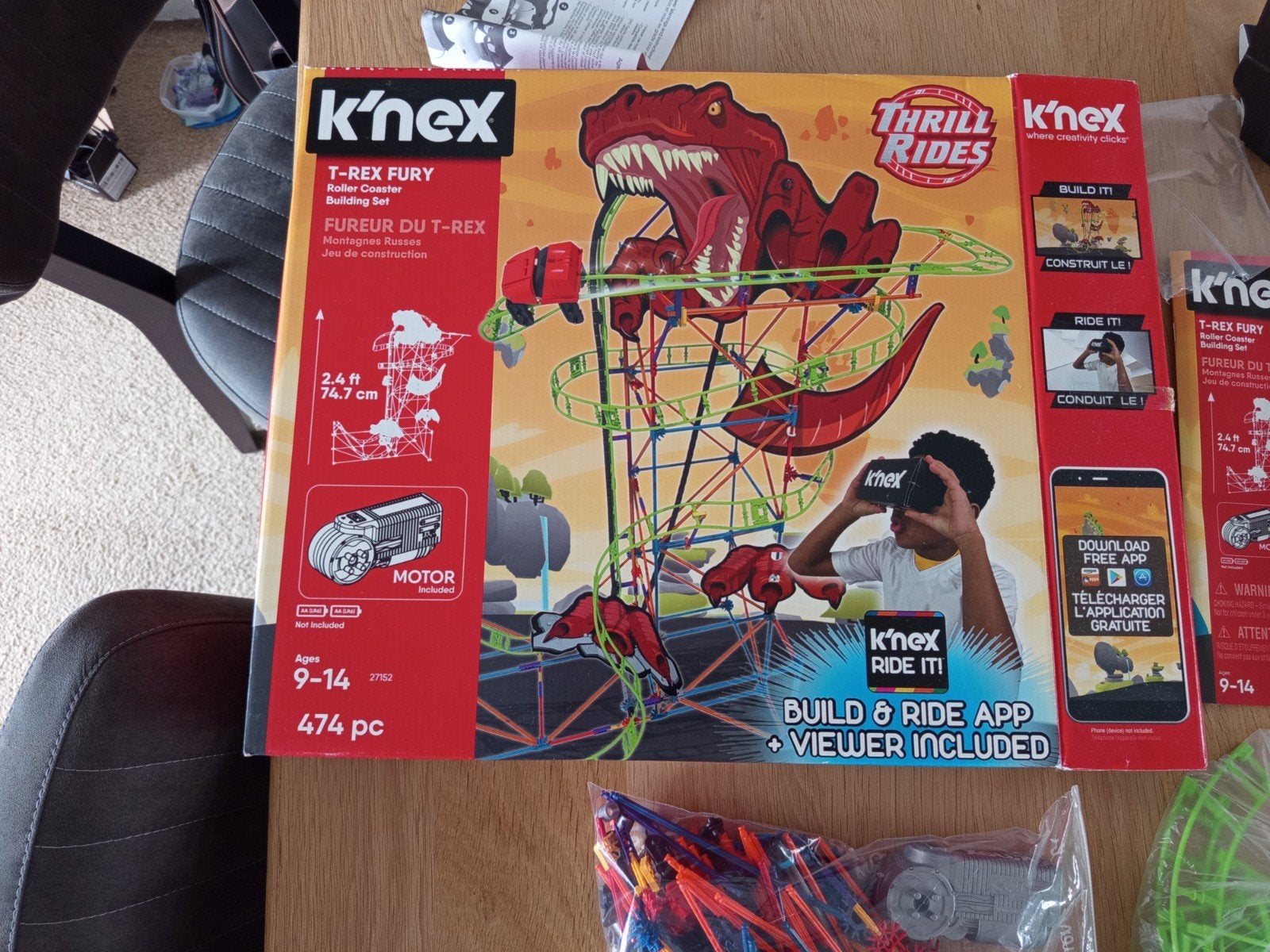 Dino achtbaan van knex, Ophalen of Verzenden, K'nex