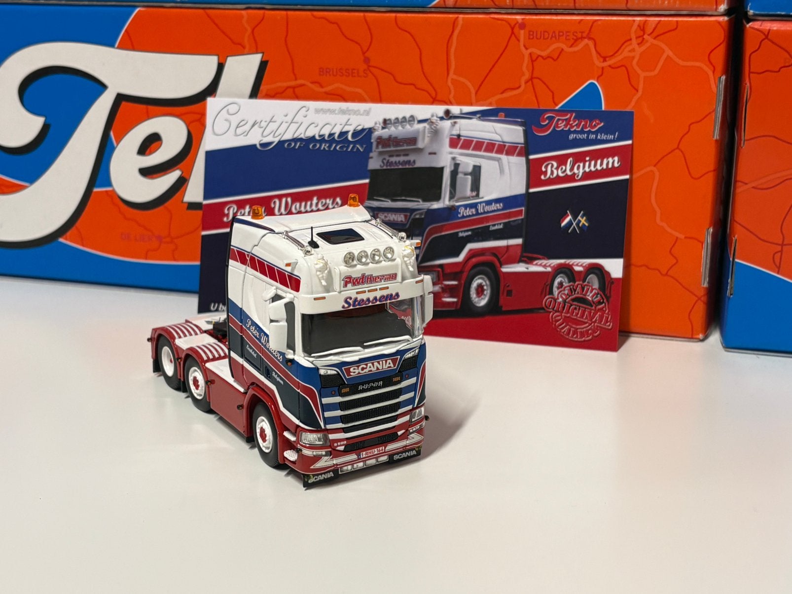 Tekno Peter Wouters PWT Thermo, Hobby en Vrije tijd, Ophalen of Verzenden, Zo goed als nieuw, Bus of Vrachtwagen, Tekno
