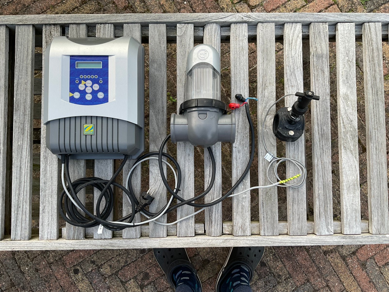 ZODIAC EI ELECTROLYSE INSTALLATIE SET EN ZODIAC STOFZUIGER, Ophalen of Verzenden, Zo goed als nieuw