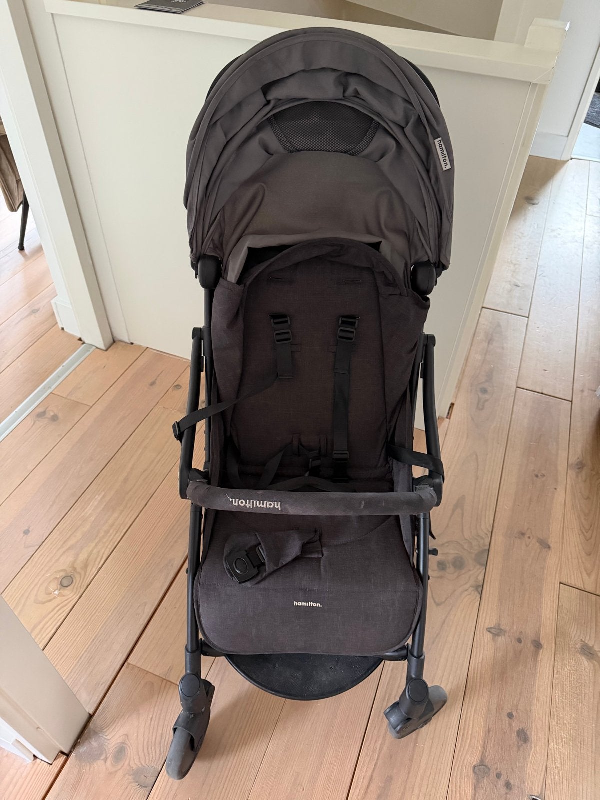 Hamilton X Yoop Vouwbare Buggy - Grijs, Ophalen of Verzenden, Gebruikt, Kinderwagen, Overige merken