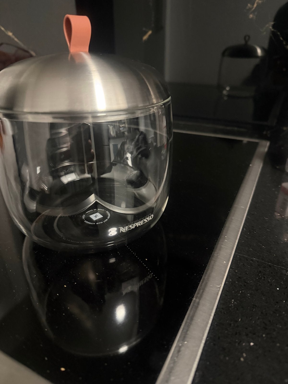 Nespresso koffiepot / bewaarpot, Overige modellen, 10 kopjes of meer, Ophalen of Verzenden, Zo goed als nieuw
