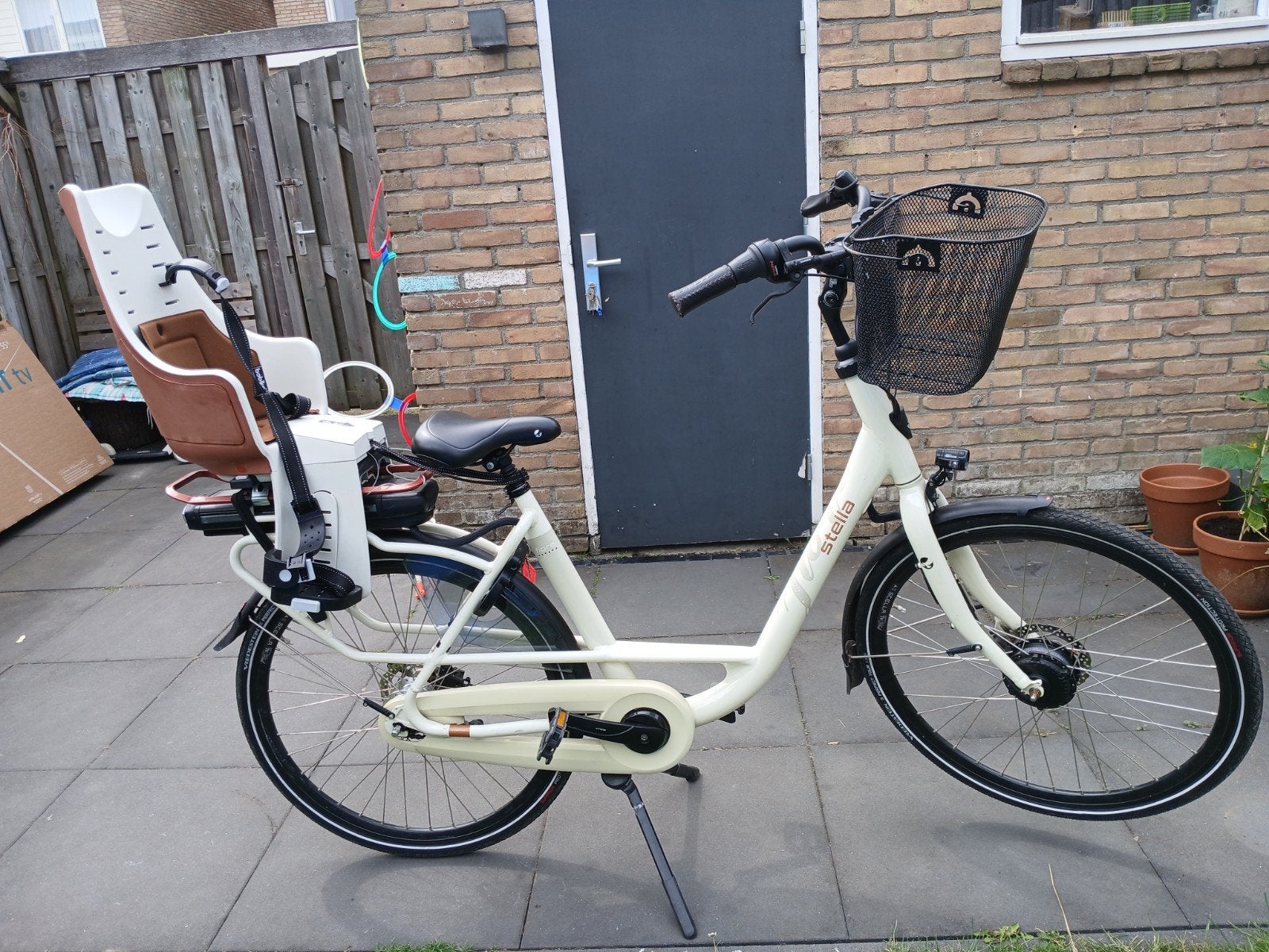 Stella fiore mama fiets, Fietsen en Brommers, Fietsen | Dames | Moederfietsen, 1 zitje, Ophalen, Overige merken, 53 tot 56 cm