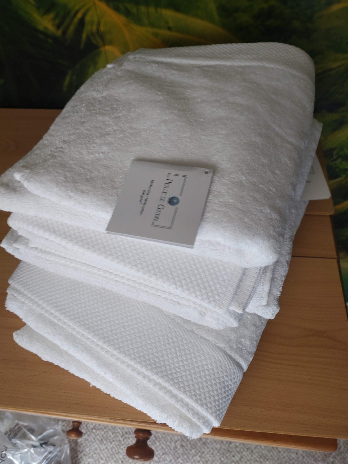 Perfect de coton handdoeken, Ophalen of Verzenden, Nieuw, Wit, Handdoek