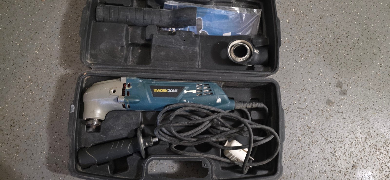 Workzone Multitool in koffer, Ophalen of Verzenden, Gebruikt