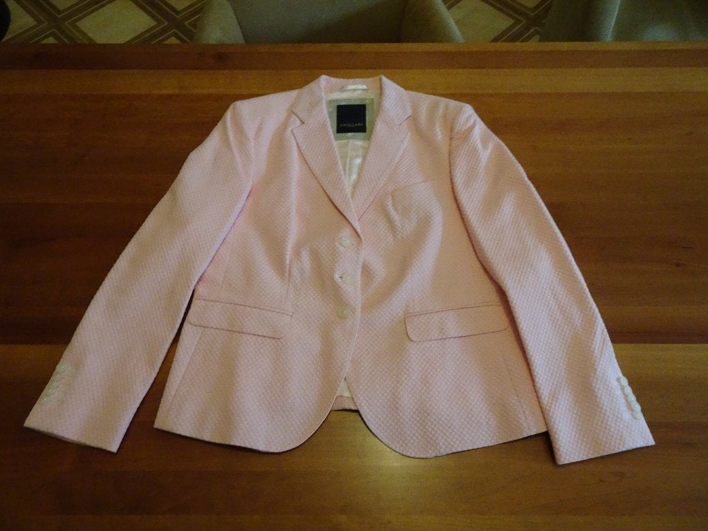CAVALLARO roze waffel blazer, Kleding | Dames, CAVALLARO, Verzenden, Maat 46/48 (XL) of groter, Nieuw