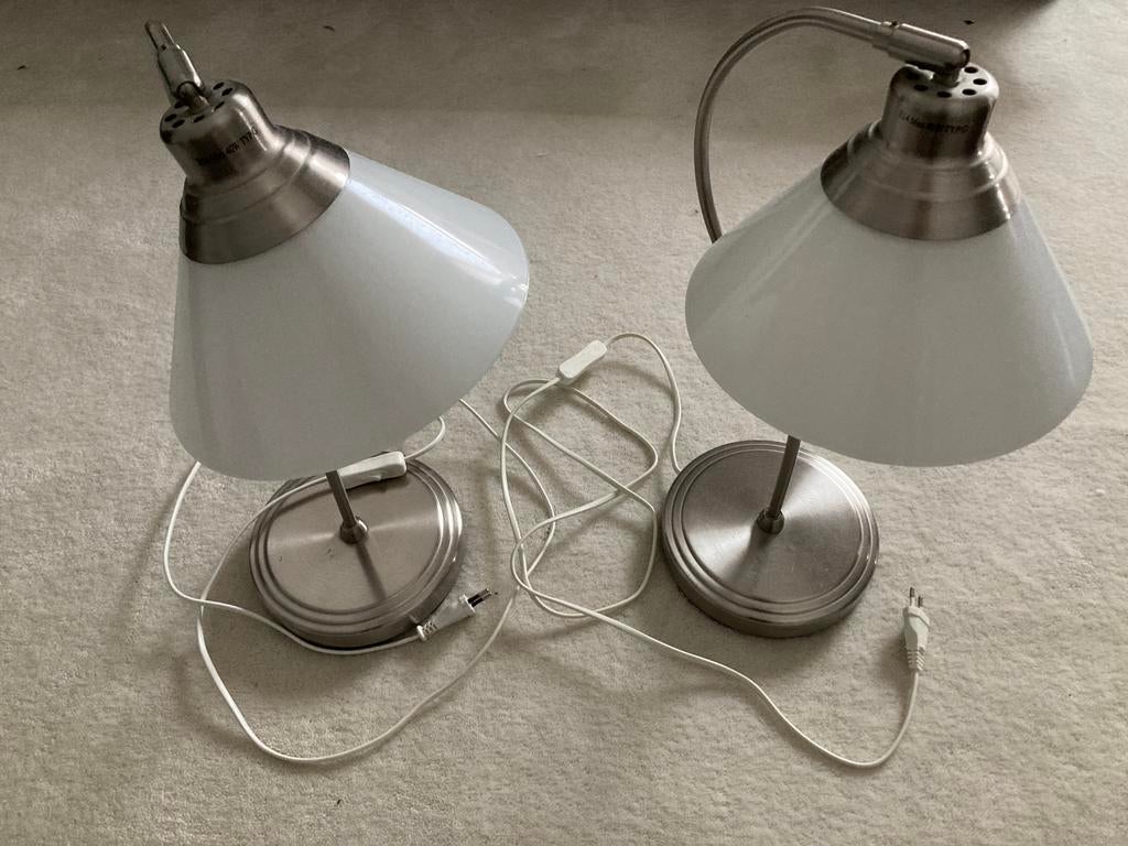 Ikea Kroby tafellampjes 2x, Ophalen, Zo goed als nieuw