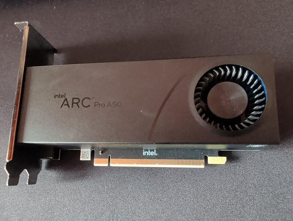 Intel Arc Pro A50, Computers en Software, Ophalen, DisplayPort, GDDR6, PCI-Express 4