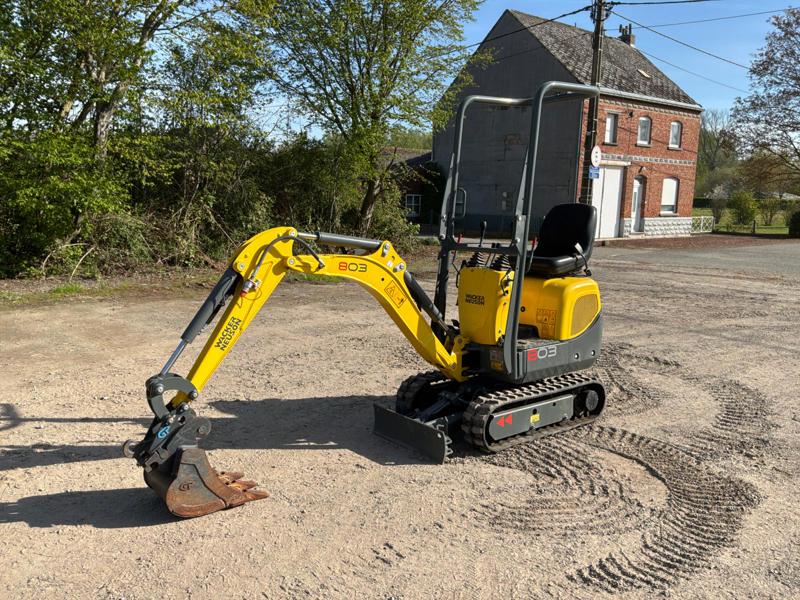 2022 Wacker Neuson 803 Mini graafmachine, Graafmachine