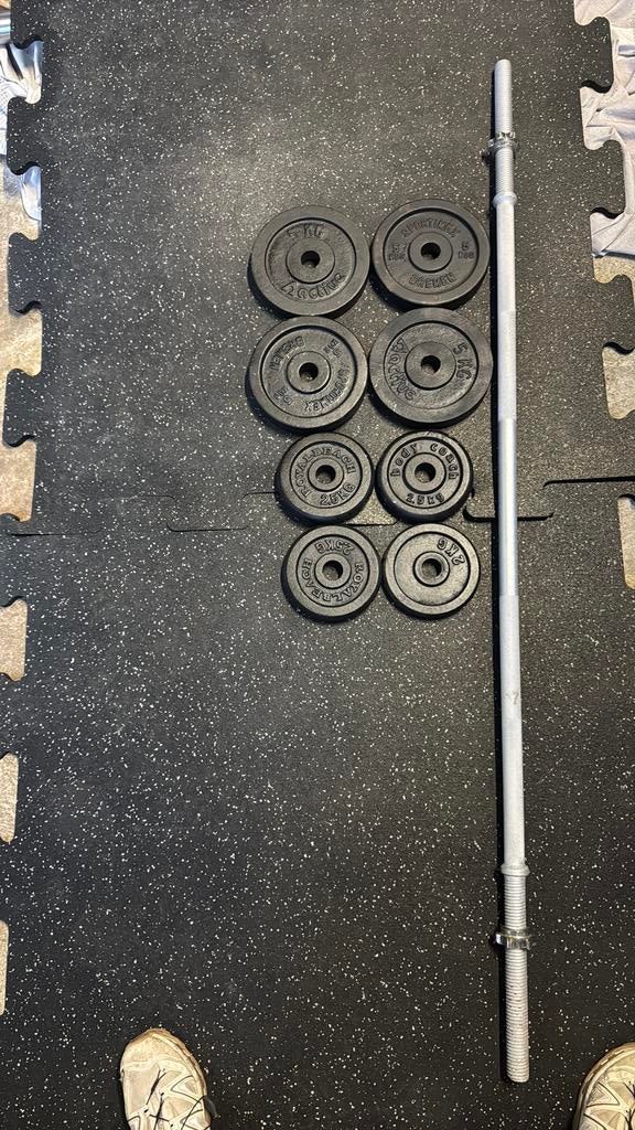 30mm stang + 30kg, Ophalen, Halterstangen