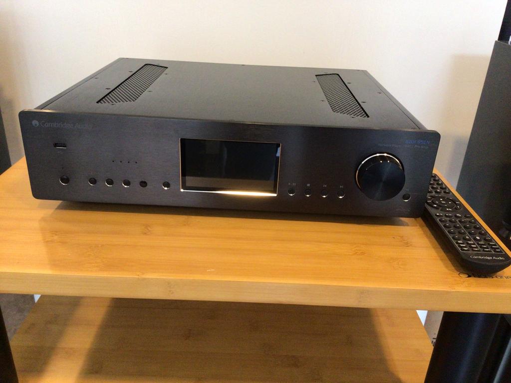 Cambridge Audio Azur 851N streamer/Dac voorversterker, Ophalen of Verzenden, Zo goed als nieuw