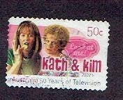 Australia - cat.nr. 2736 - "Kath & Kim" - 50c - gebr, Postzegels en Munten, Ophalen of Verzenden, Gestempeld