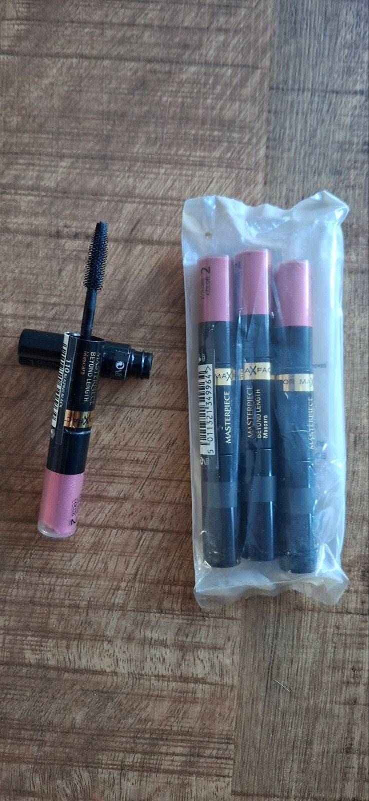 Max Factor Masterpiece Mascara Zwart & Roze - 3 Stuks, Ogen, Zwart, Nieuw, Ophalen of Verzenden