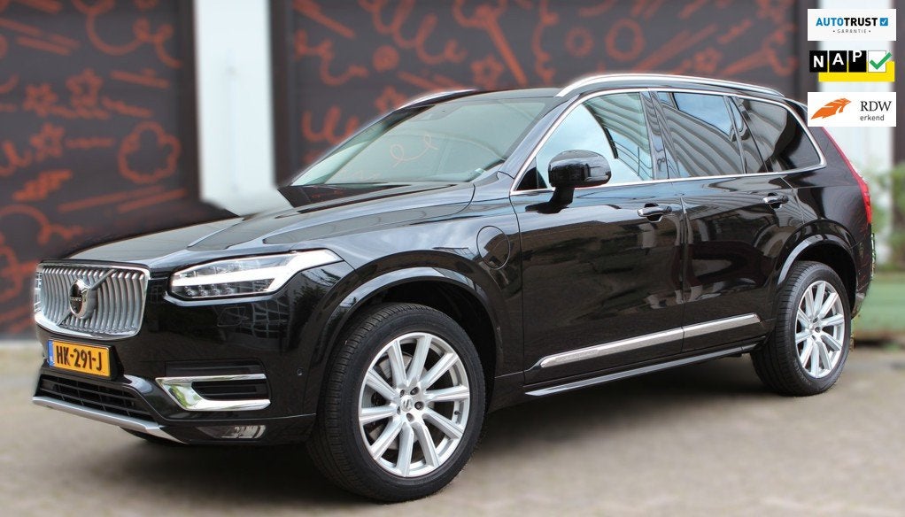 Volvo XC90 2.0 T8 Twin Engine AWD Inscription, Auto's, Volvo, Gebruikt, 1969 cc, 7 stoelen, Zwart