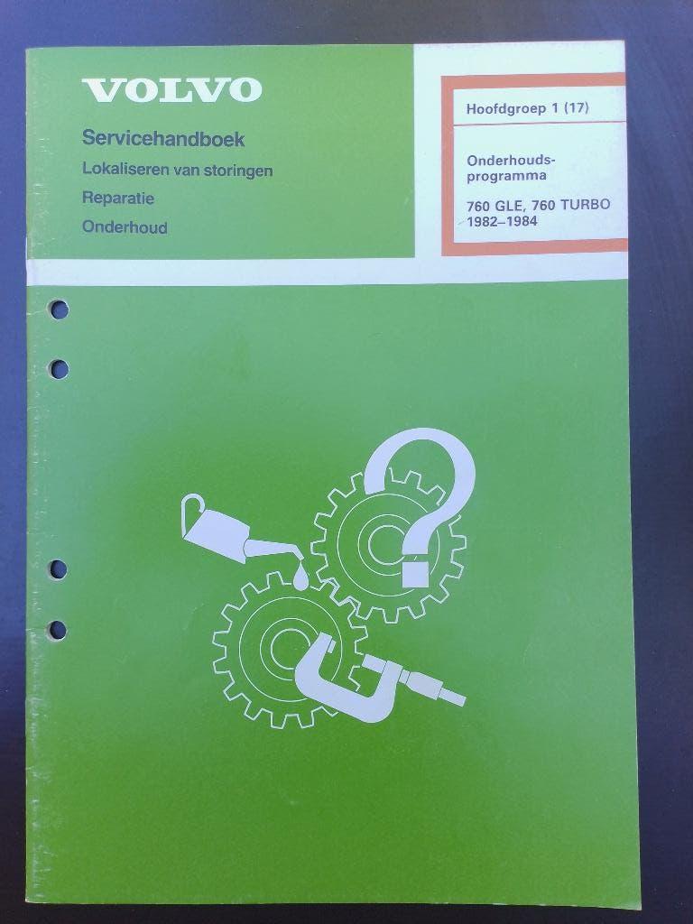 Volvo 760 dealer werkplaatsboek Onderhoudsprogramma 82-84, Auto diversen, Ophalen of Verzenden