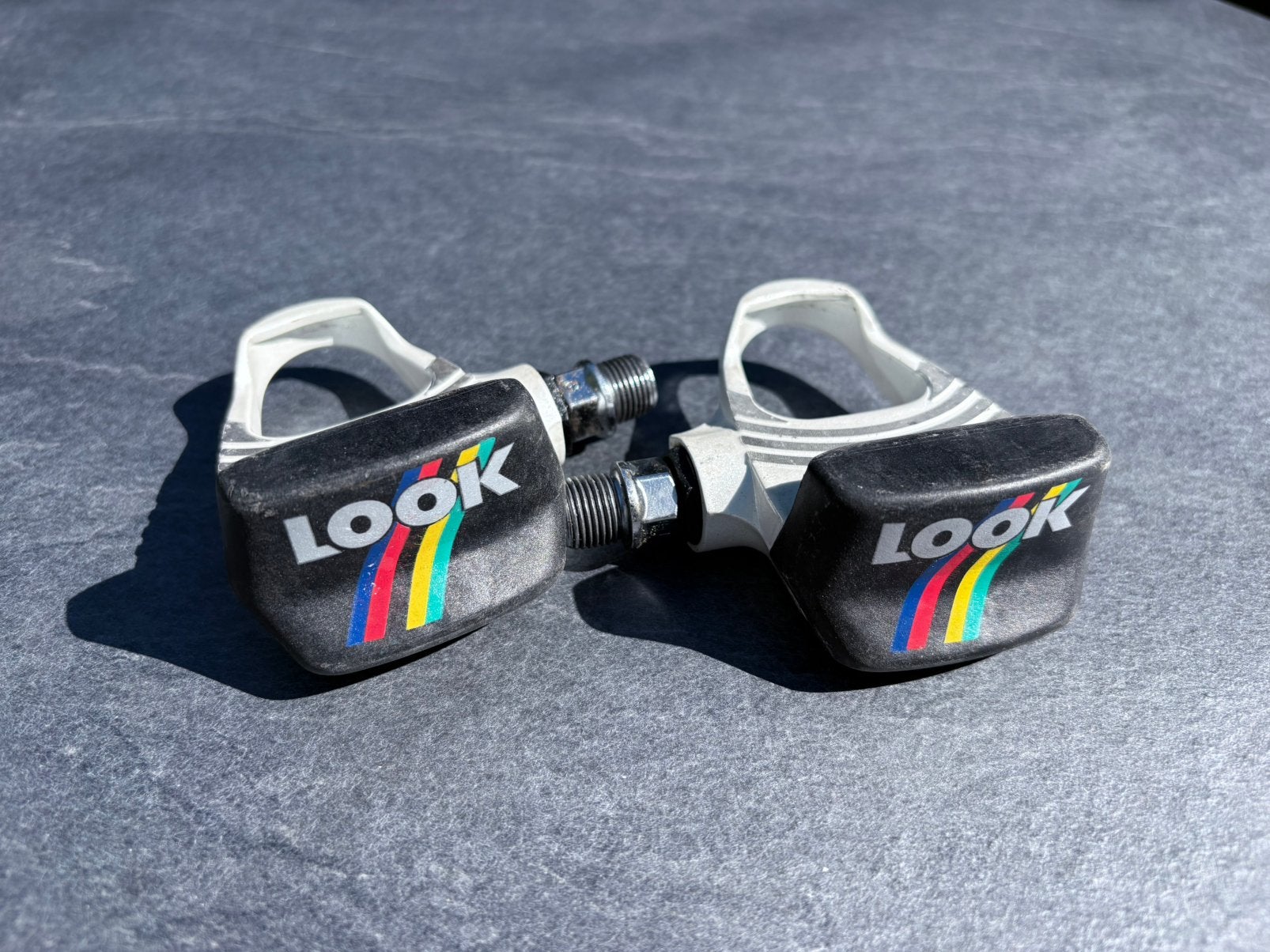 Look en SPD, en SPD-combi klikpedalen voor racefiets en ATB, Fietsen en Brommers, Fietsonderdelen, Ophalen of Verzenden, Gebruikt