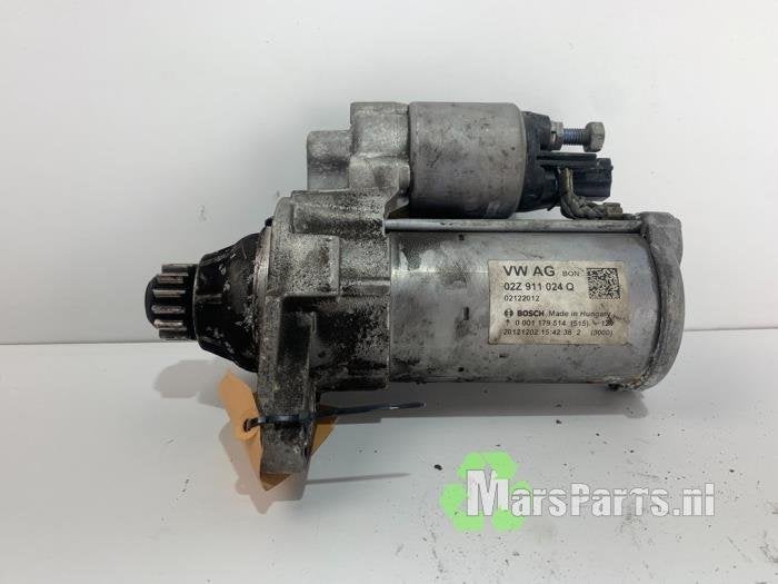 Startmotor van een Seat Leon