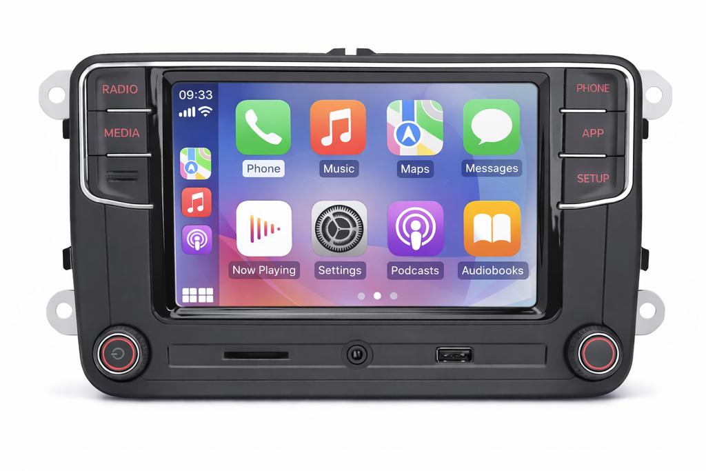 CarPlay autoradio Volkswagen rcd330, Auto diversen, Autoradio's, Gebruikt, Ophalen of Verzenden