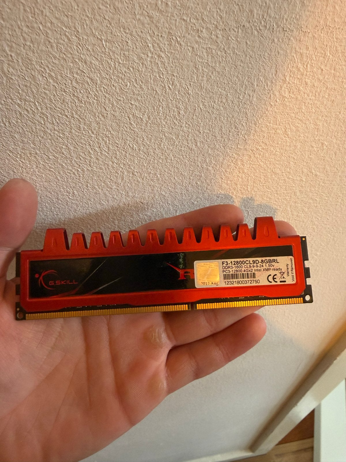2 STUKS DDR3 8GB RAM-geheugen (F3-12800CL9D-8GBRL), Computers en Software, Ophalen, Gebruikt, Server, 8 GB