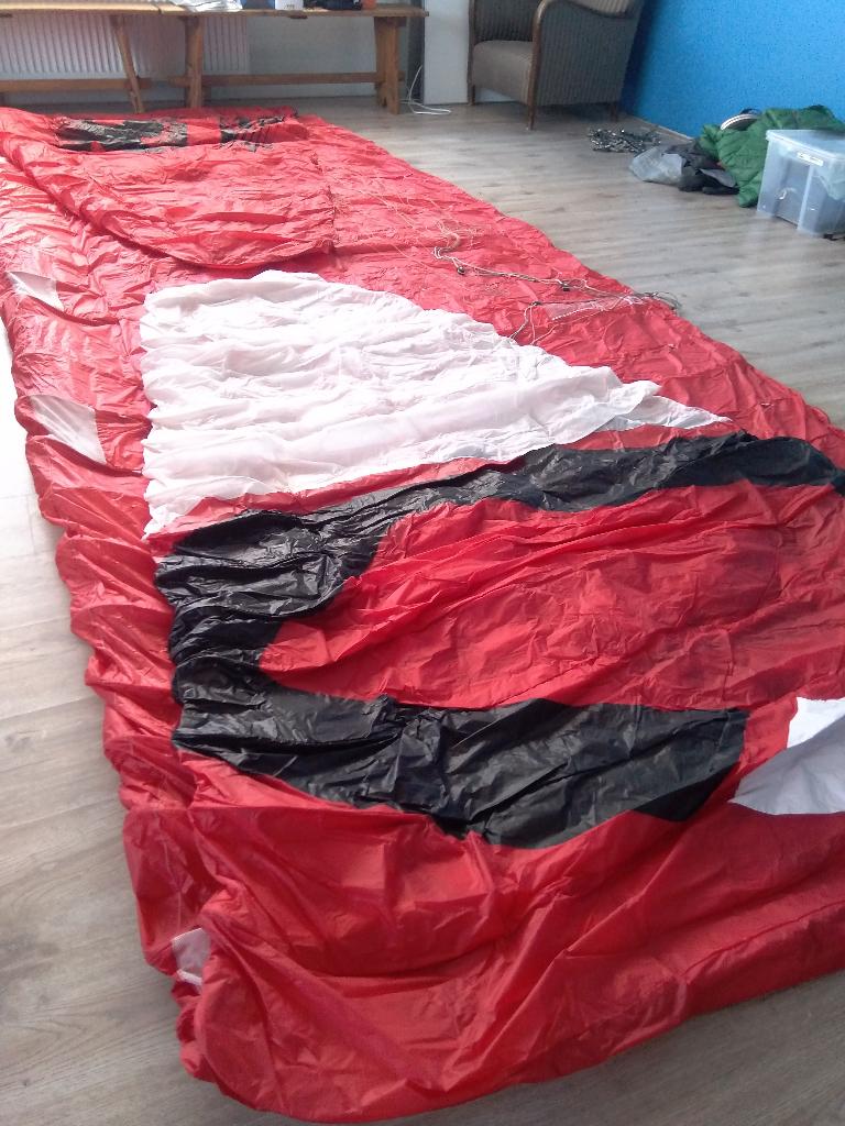 Ozone kite R1 15m, Watersport en Boten, Kitesurfen, Gebruikt, 15 m², Geen board, Ophalen of Verzenden