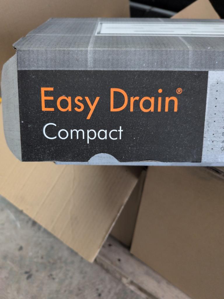 Easy drain compact rvs dichte goot 80 cm, Ophalen, Nieuw, Rvs, Douche