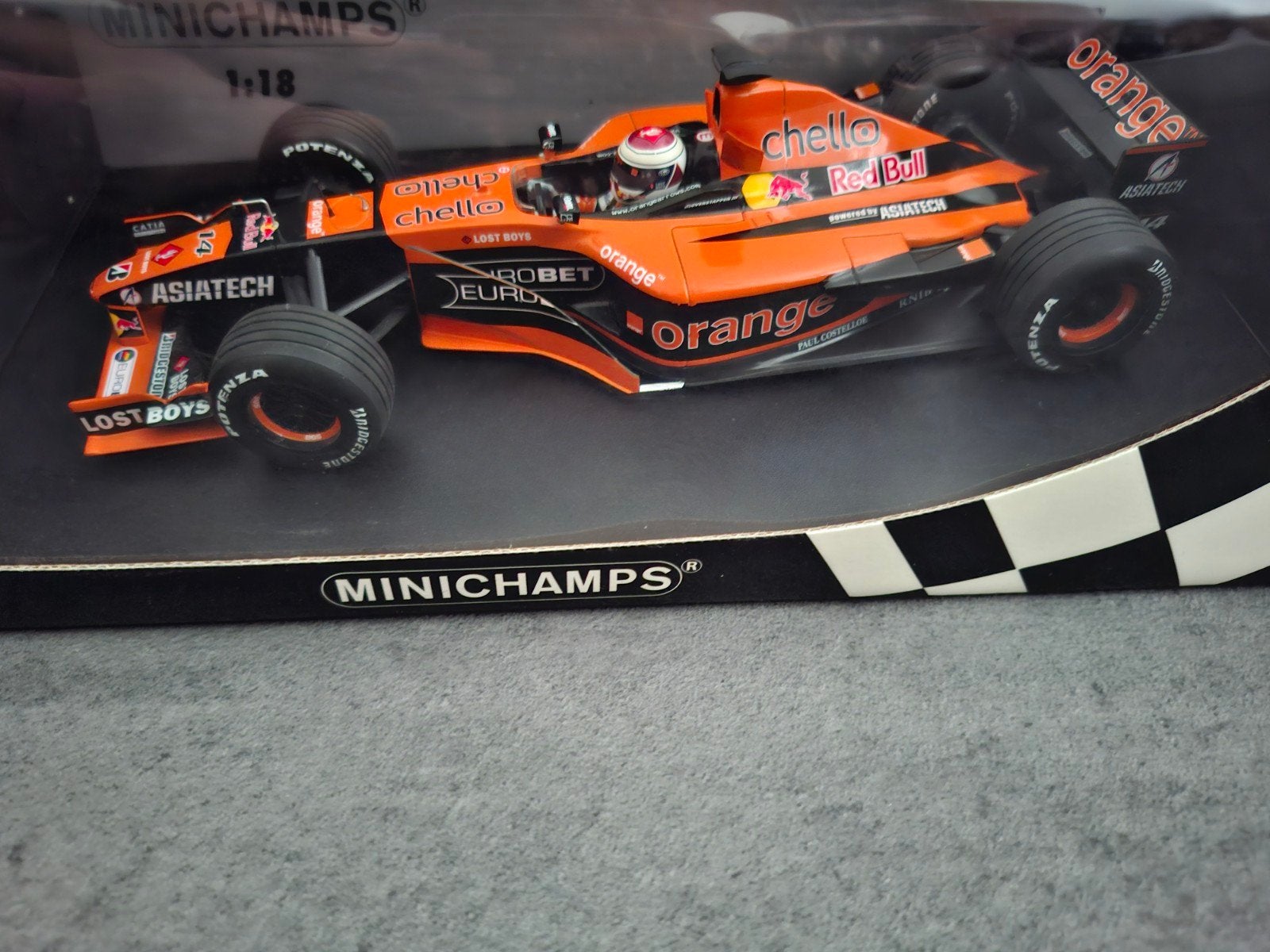 Jos Verstappen Arrows A22 2001 - Minichamps 1:18, Ophalen of Verzenden