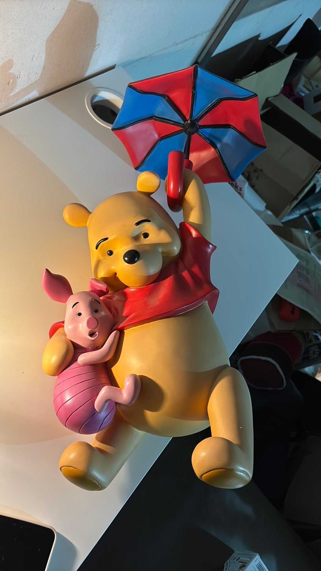Winnie de poeh en knorretje 60 cm, Verzamelen, Disney, Ophalen of Verzenden, Winnie de Poeh of vrienden, Zo goed als nieuw