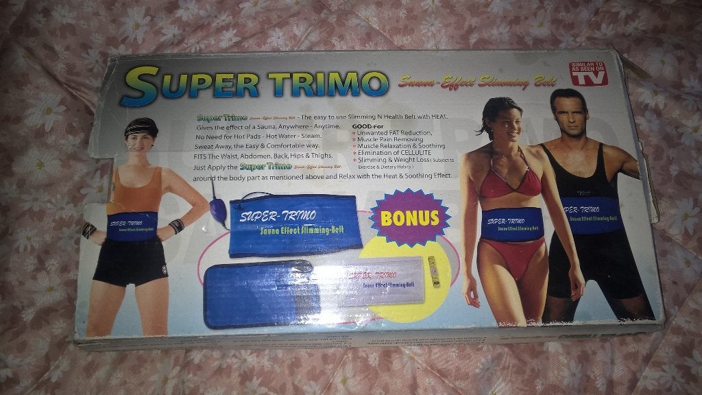 SUPER TRIMO GEWICHTSVERLIES AFVALBAND, Sport en Fitness, Gezondheidsproducten en Wellness, Ophalen, Gebruikt, Lichaamsverzorging