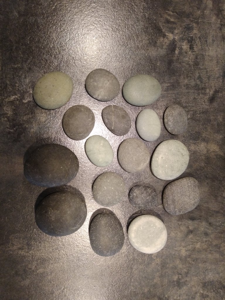 17 hotstones, Ophalen of Verzenden, Zo goed als nieuw, Hotstone