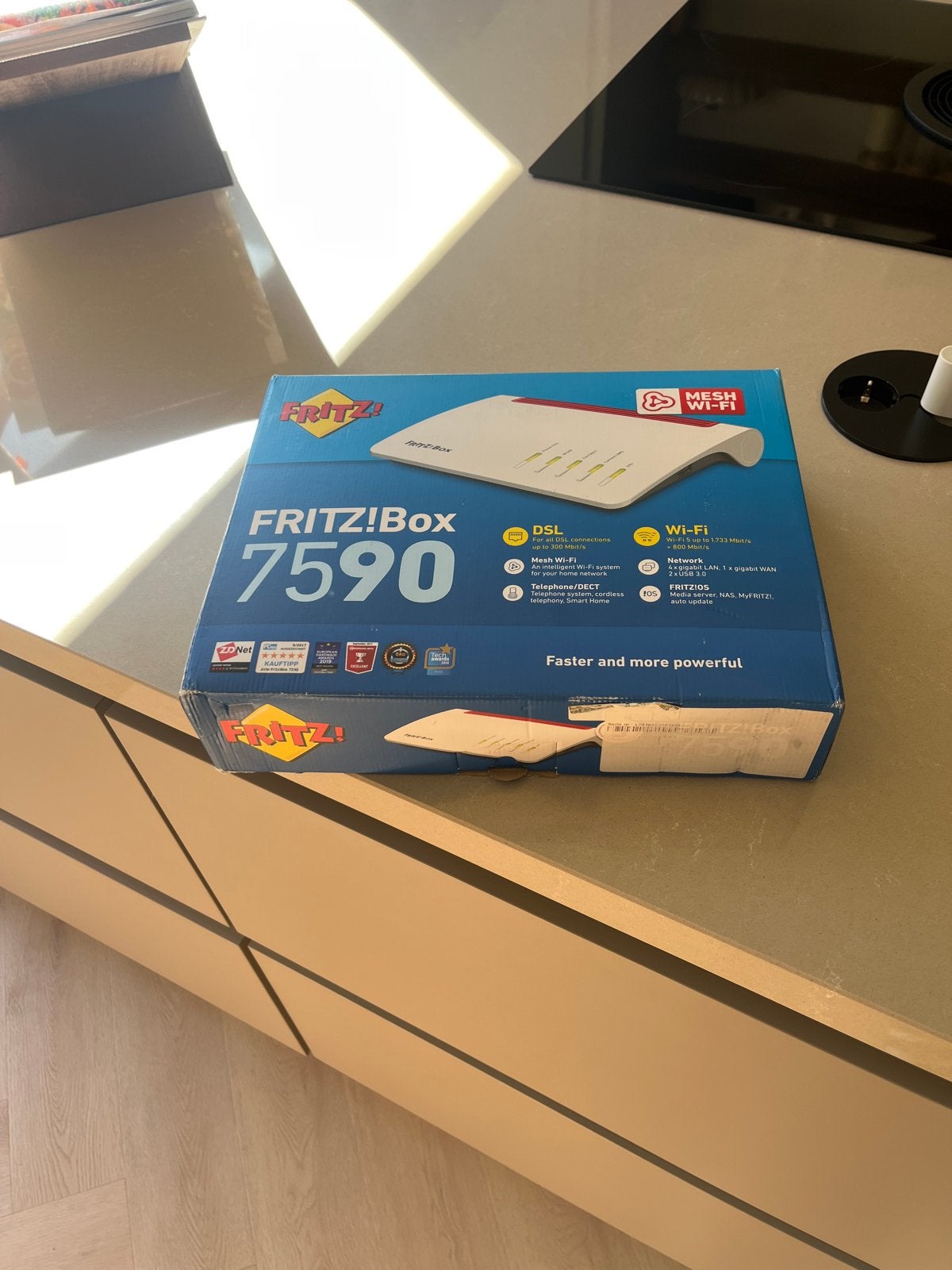 FRITZ!Box 7590 Router - Nieuw in doos, Computers en Software, Ophalen of Verzenden, Nieuw, Router
