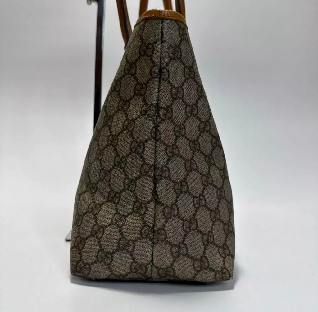 Originele Gucci tas - Vintage shopper, Ophalen of Verzenden, Gebruikt, Bruin, Shopper