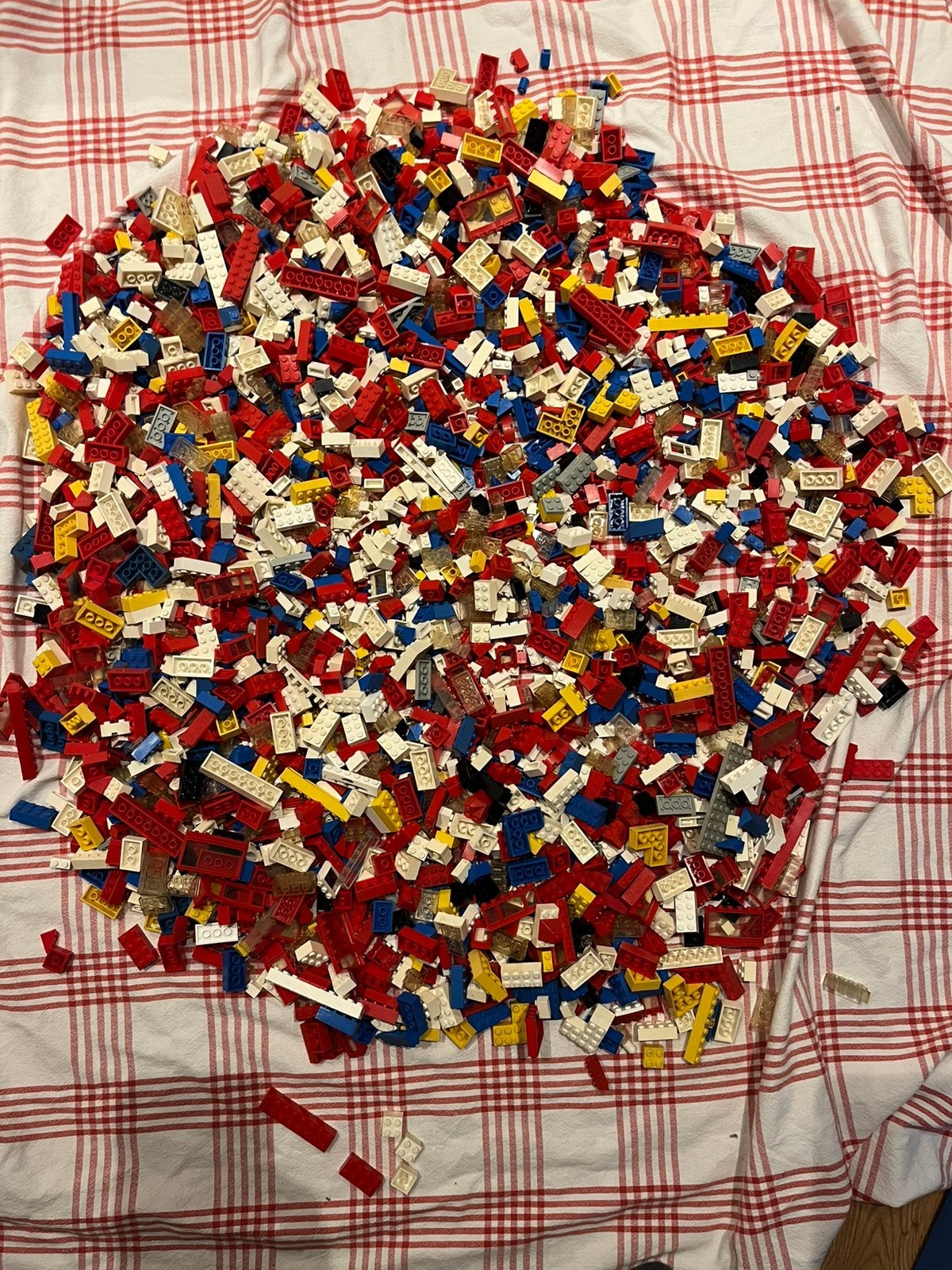 (81) Lego Partij Lot ~ 5 kg kilo Vintage Stenen Onderdelen, Kinderen en Baby's, Ophalen of Verzenden, Gebruikt, Losse stenen, Lego