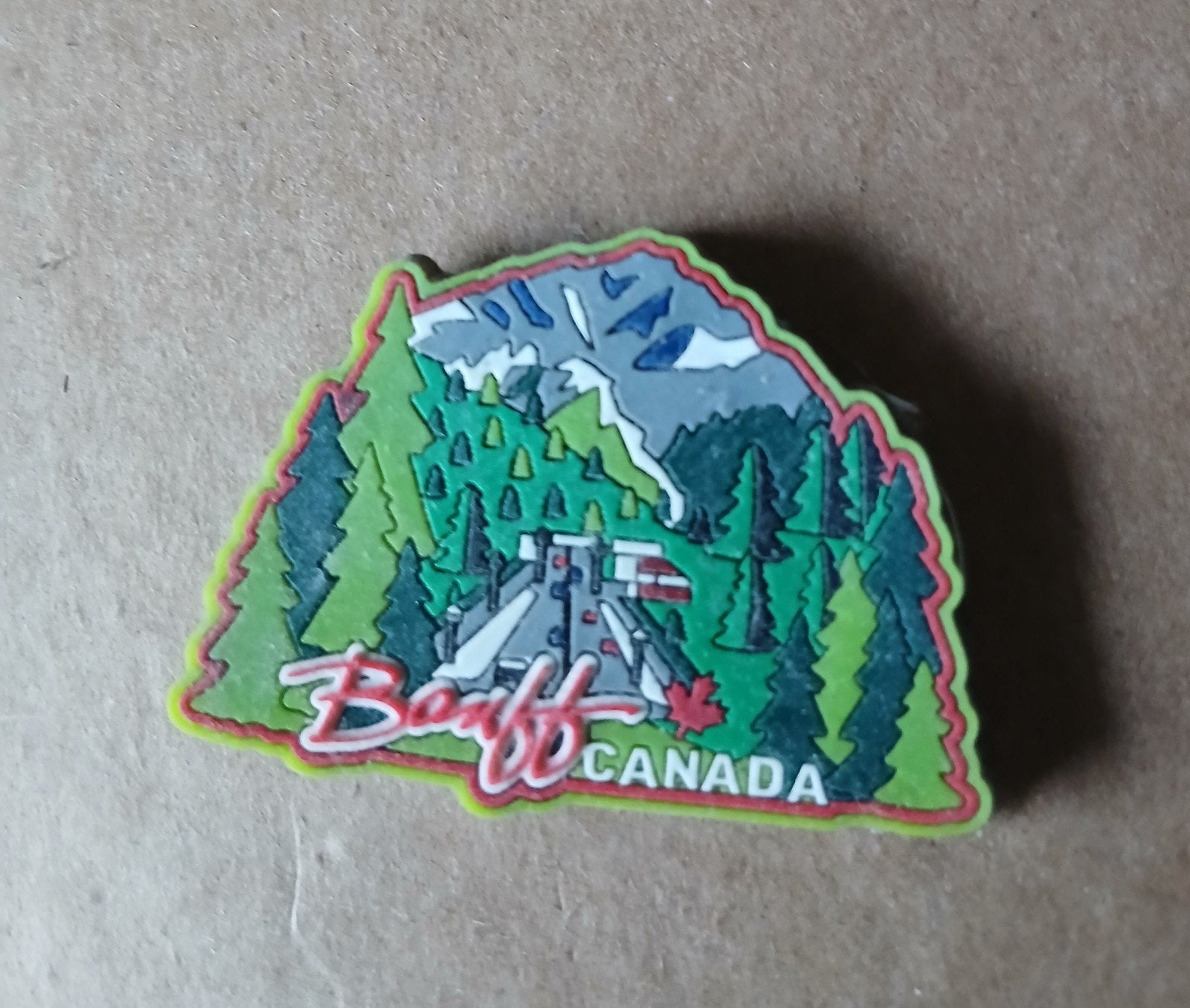 Magneet Banff Canada Souvenir, Ophalen of Verzenden, Gebruikt