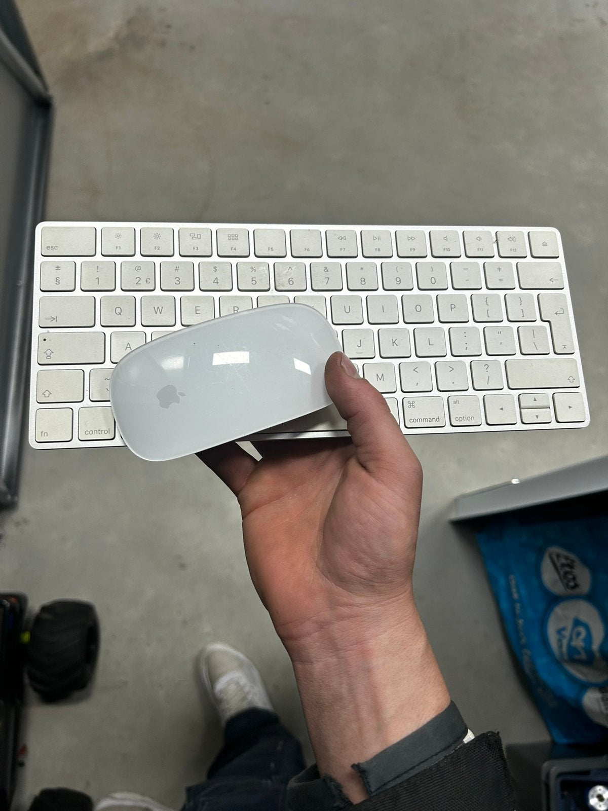 Apple Toetsenbord&muis draadloos!, Ophalen of Verzenden, Zo goed als nieuw, Overige schalen, Onderdeel
