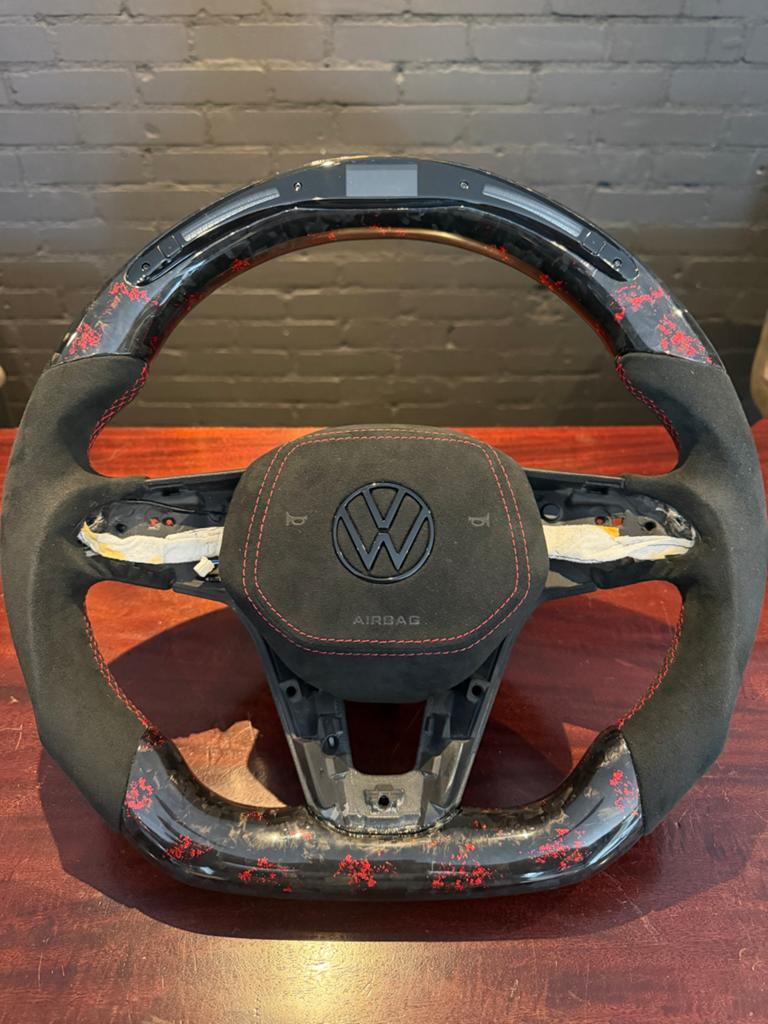 Sportstuur Volkswagen met Alcantara en Carbon, Ophalen of Verzenden, Gebruikt, Volkswagen