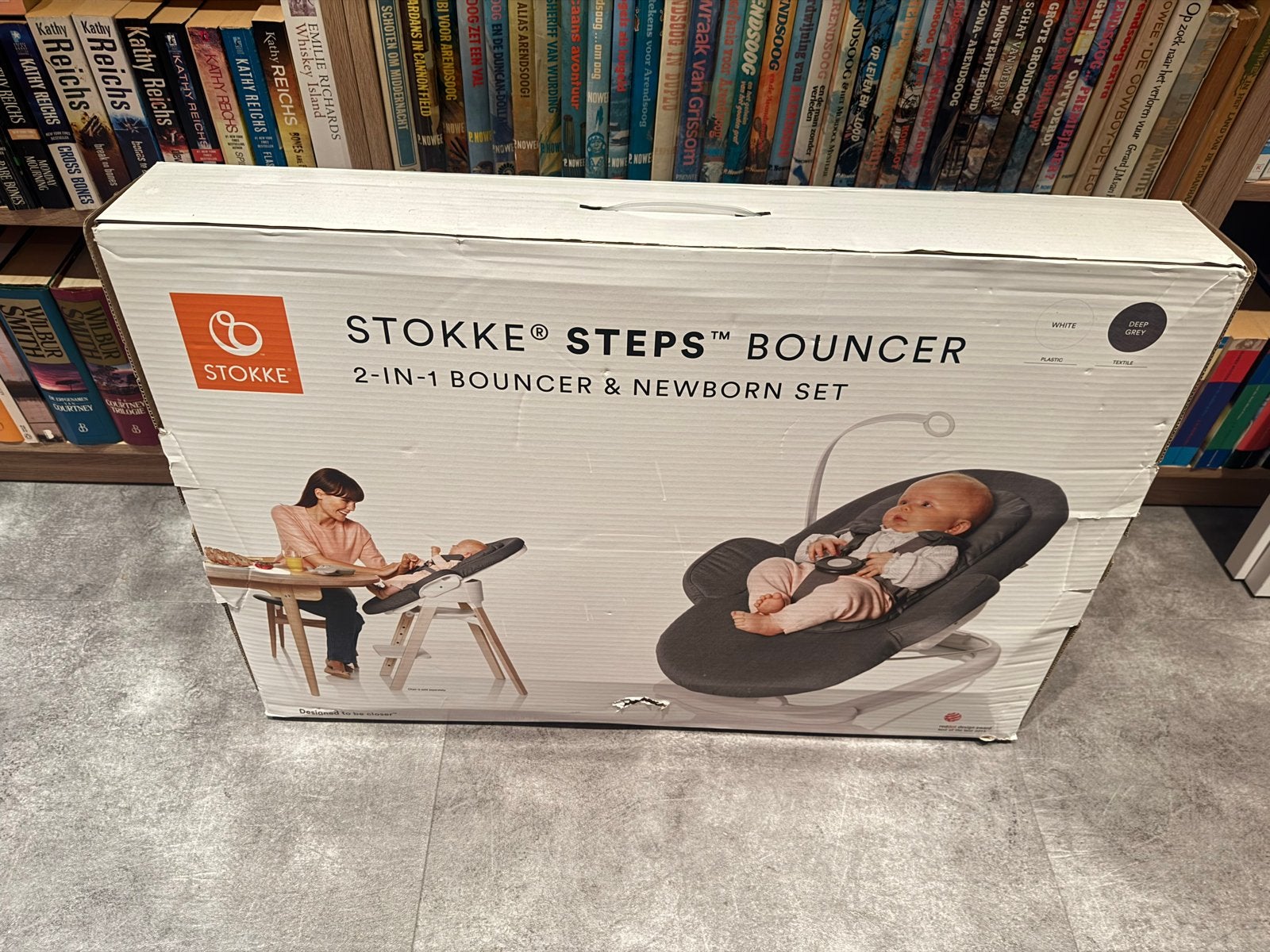Stokke Steps Bouncer 2-in-1 Wipstoel & Newborn Set, Ophalen, Nieuw