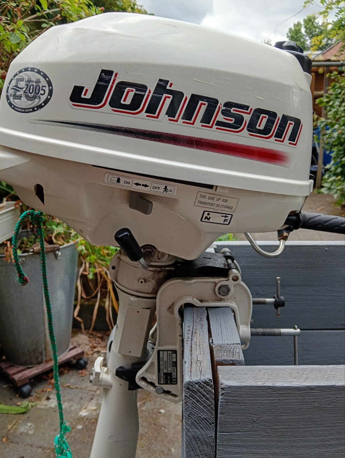 Johnson 2.5pk buitenboord motor, Ophalen, Gebruikt, Minder dan 5 pk, Viertaktmotor