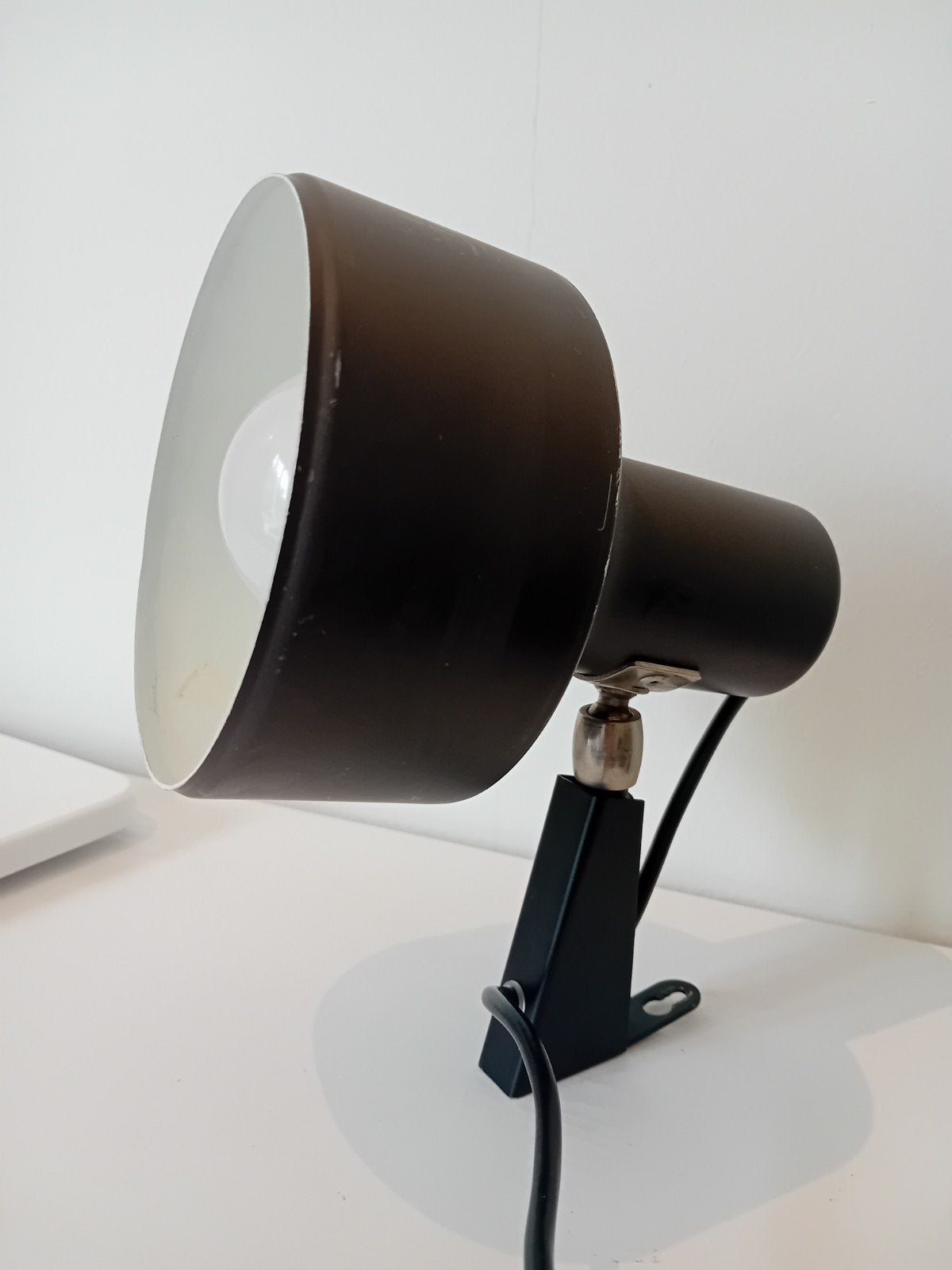Vintage Anvia Wandlamp Bruin - Jaren '60 Design, Ophalen of Verzenden