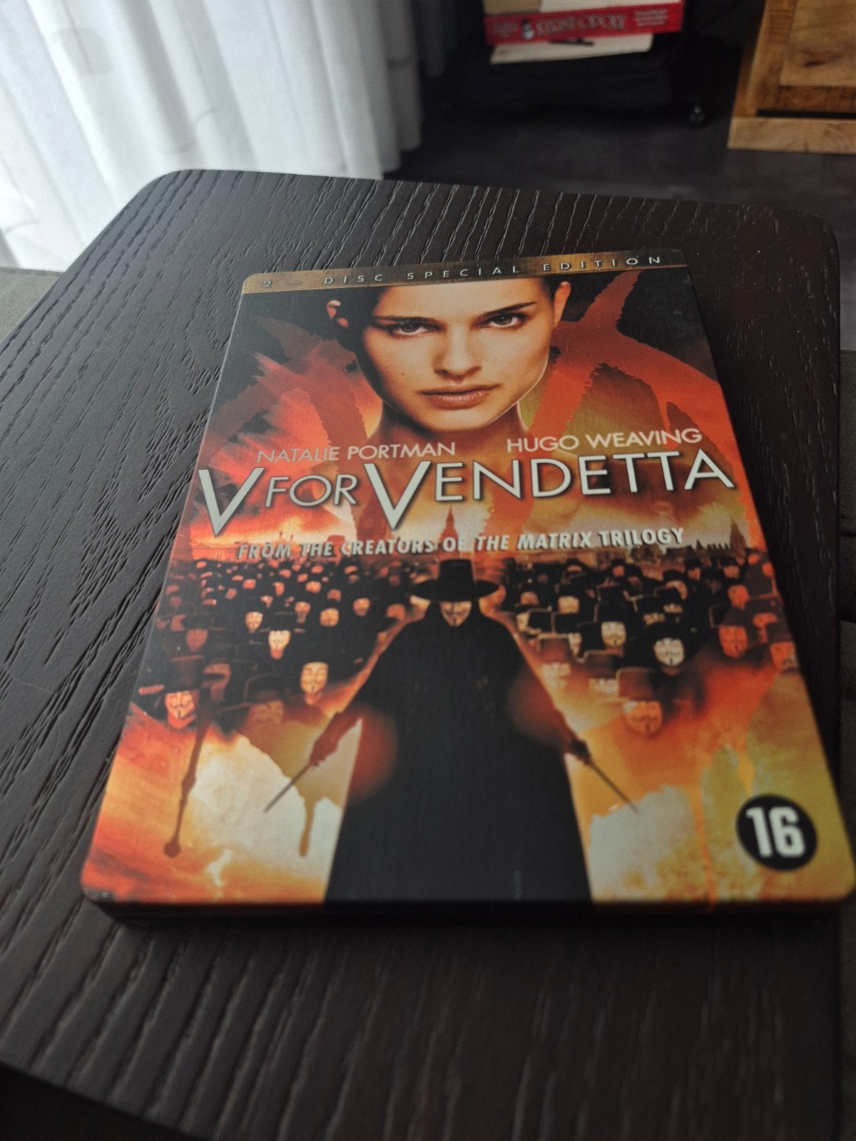 V for Vendetta - Special Edition  in blikken doos, Gebruikt, Vanaf 16 jaar, Nederlands, Actiethriller