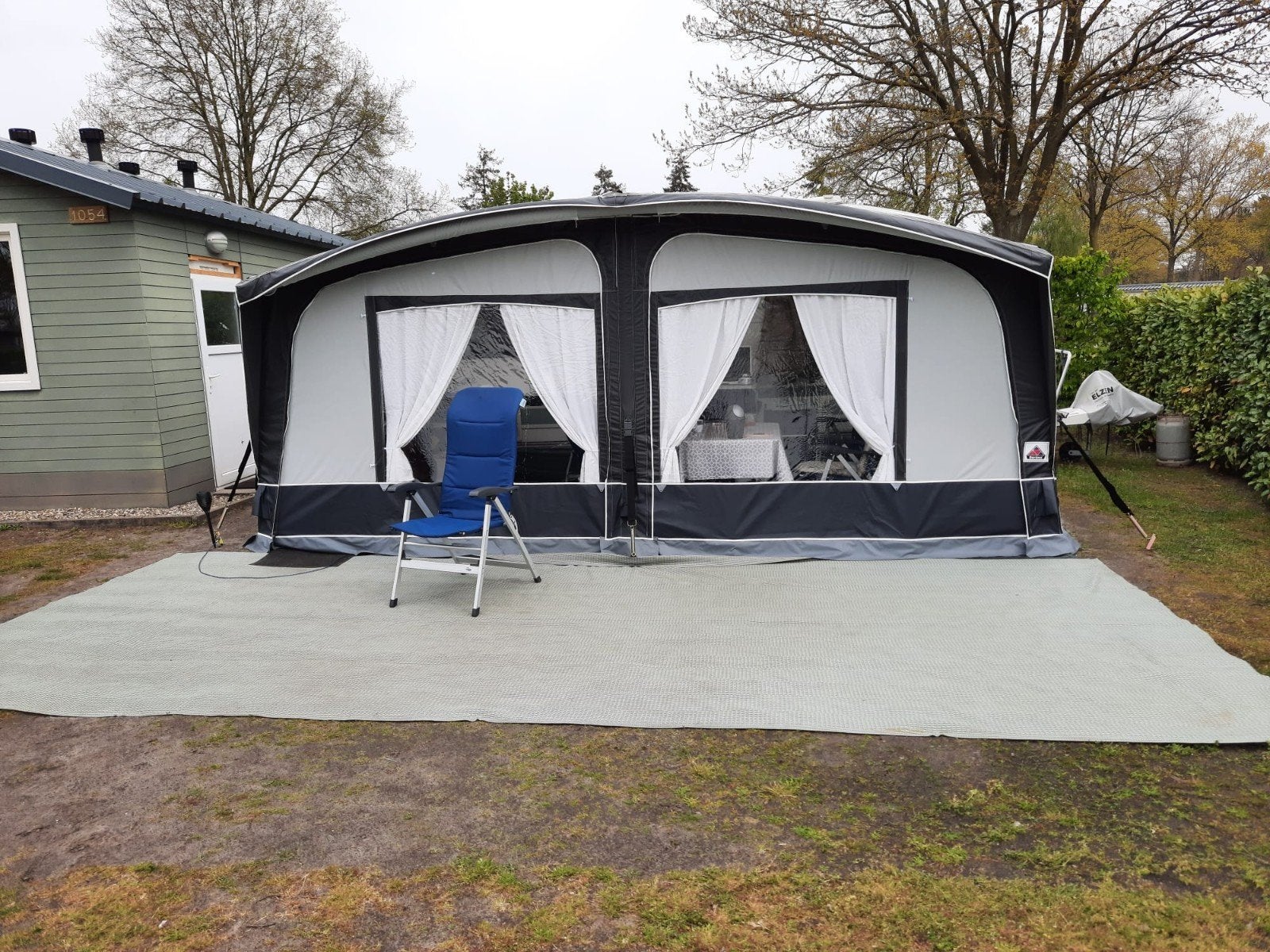 Dorema Octavia Air voortent maat 12 met uitbouw en luifel, Ophalen of Verzenden