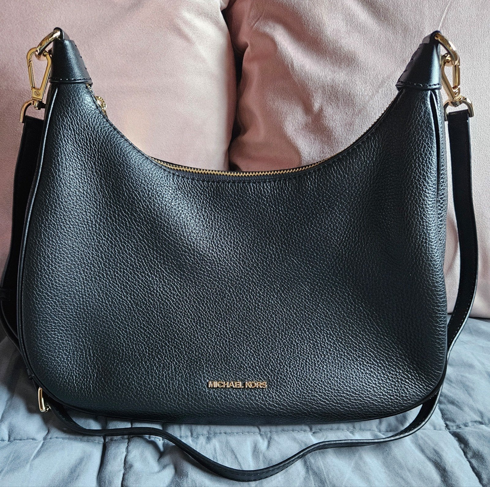 Michael Kors hobobag, Ophalen, Gebruikt, Zwart, Schoudertasje