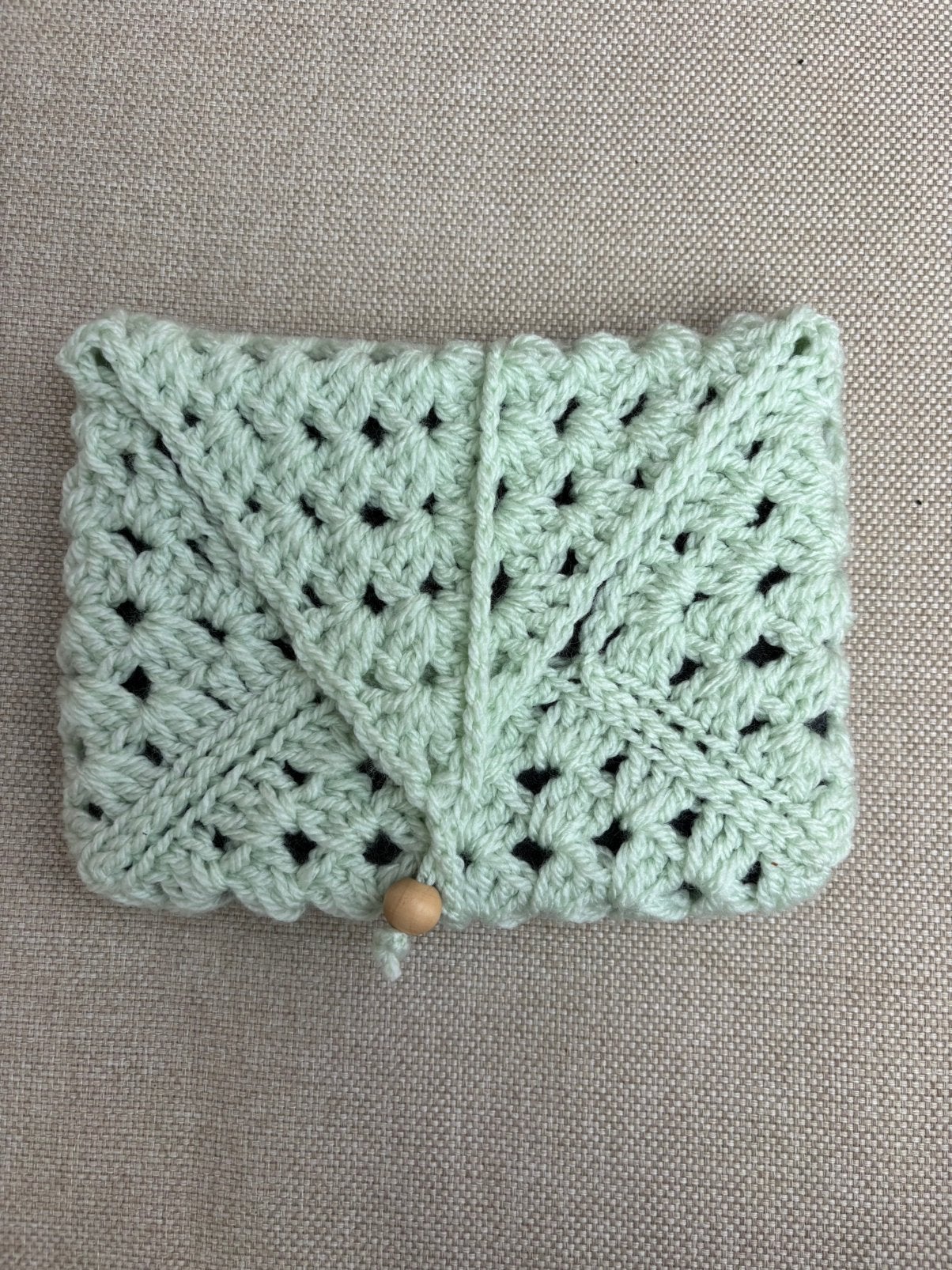 Gehaakte e-reader/kindle hoes - mintgroen, Ophalen of Verzenden, Nieuw
