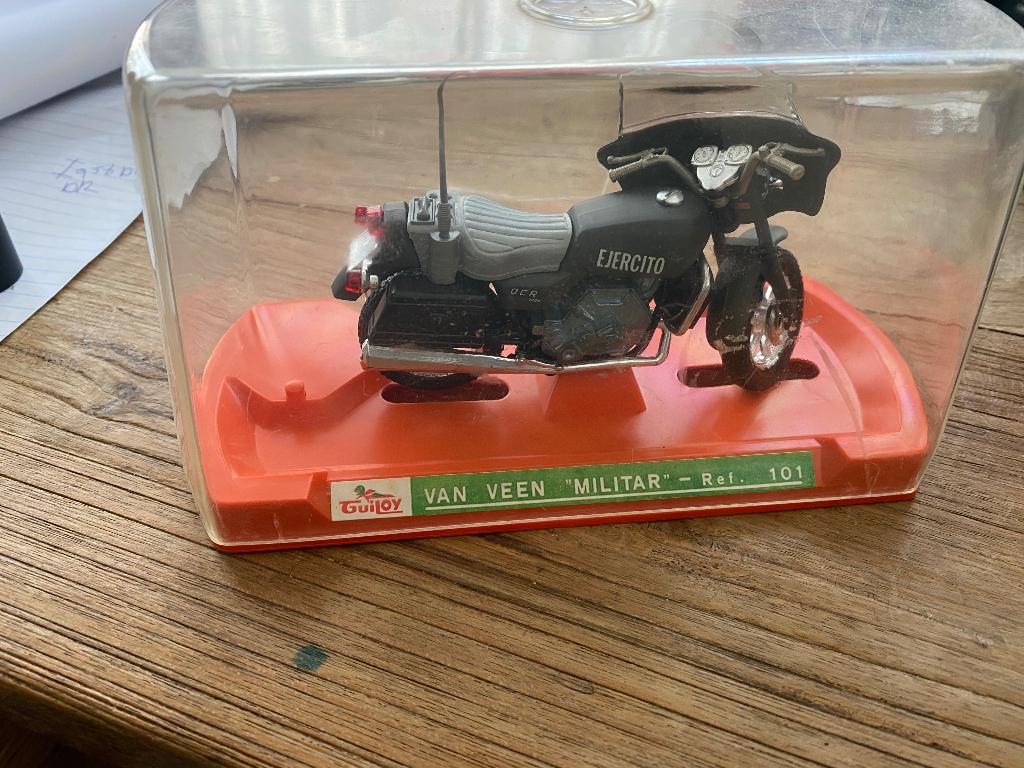 Guiloy miniatuur motor "van Veen" ocr ref. 101, Ophalen of Verzenden, Zo goed als nieuw, Motoren