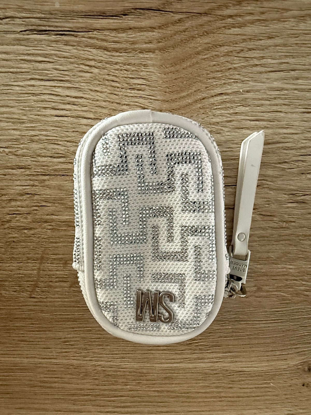 Nieuw Steve Madden wit zilver glitter tasje portemonnee, Overige merken, Wit, Nieuw, Ophalen of Verzenden